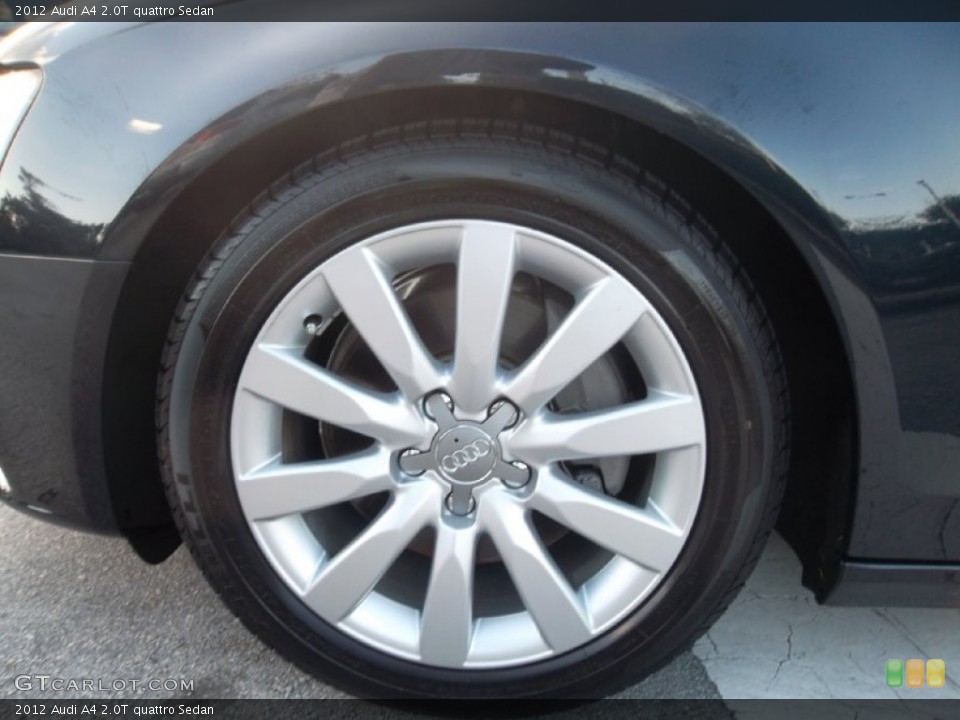 2012 Audi A4 2.0T quattro Sedan Wheel and Tire Photo #57065654
