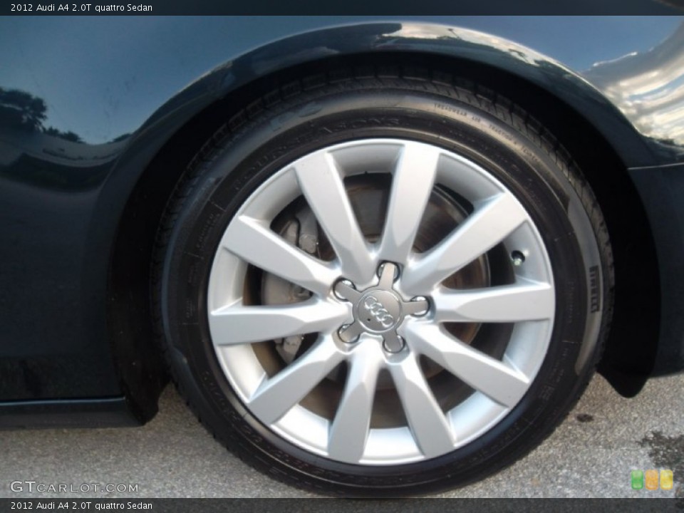 2012 Audi A4 2.0T quattro Sedan Wheel and Tire Photo #57065723