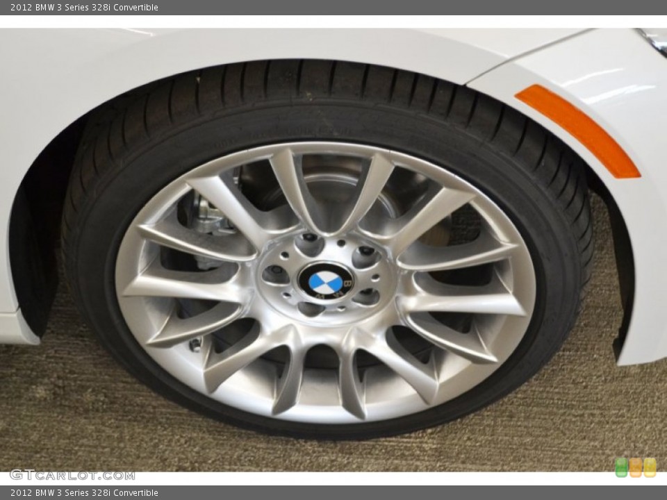 2012 BMW 3 Series 328i Convertible Wheel and Tire Photo #57066581