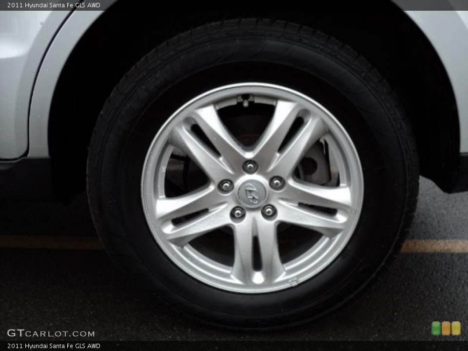 2011 Hyundai Santa Fe GLS AWD Wheel and Tire Photo #57067592