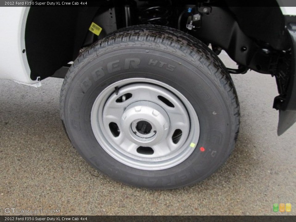 2012 Ford F350 Super Duty XL Crew Cab 4x4 Wheel and Tire Photo #57078107