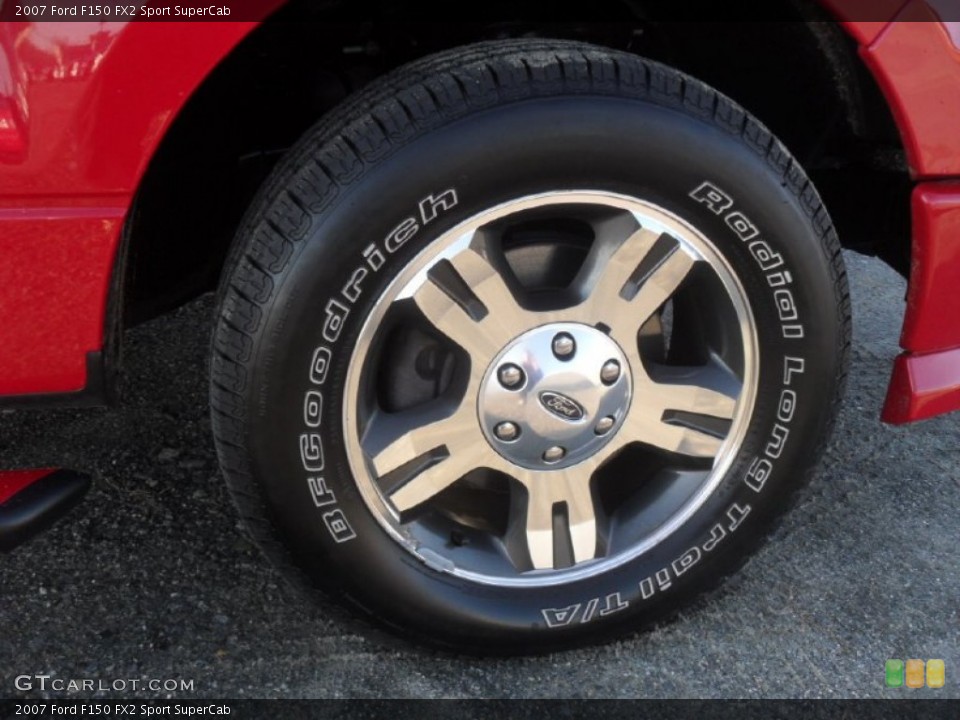 2007 Ford F150 FX2 Sport SuperCab Wheel and Tire Photo #57097690