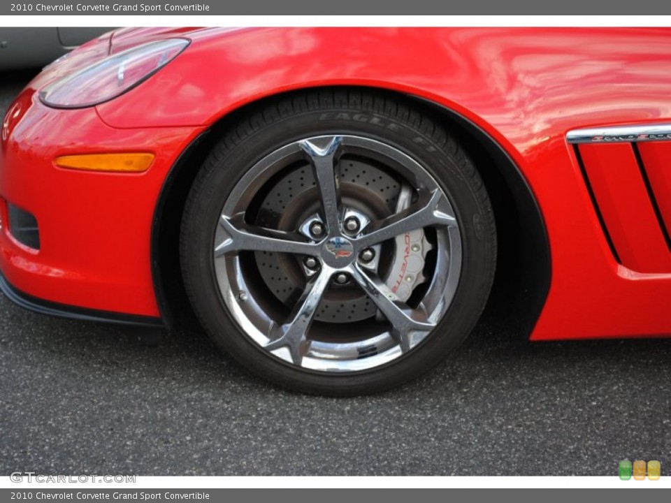 2010 Chevrolet Corvette Grand Sport Convertible Wheel and Tire Photo #57100458