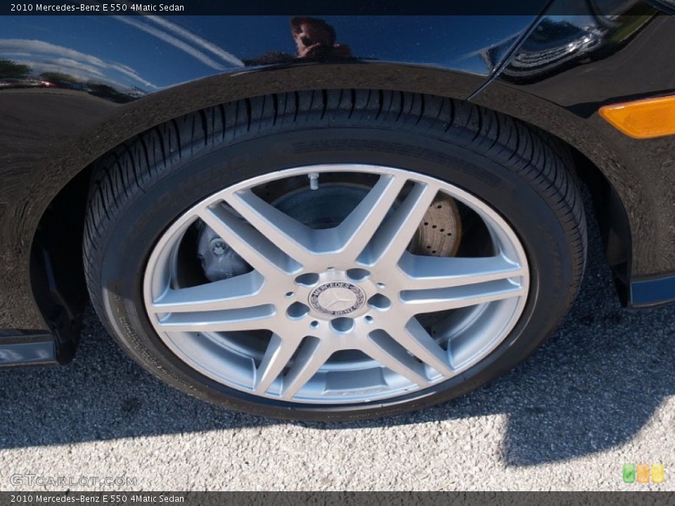 2010 Mercedes-Benz E 550 4Matic Sedan Wheel and Tire Photo #57101233