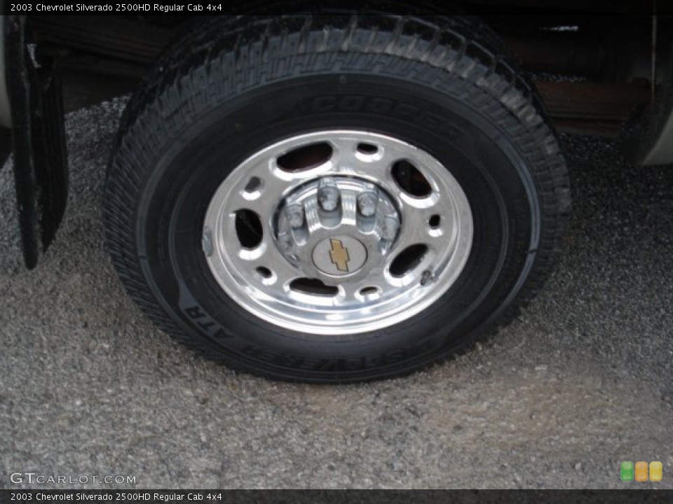 2003 Chevrolet Silverado 2500HD Regular Cab 4x4 Wheel and Tire Photo #57104506