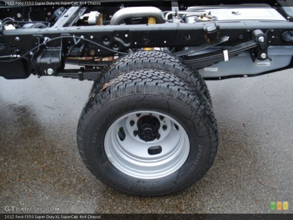 2012 Ford F350 Super Duty XL SuperCab 4x4 Chassis Wheel and Tire Photo #57105010