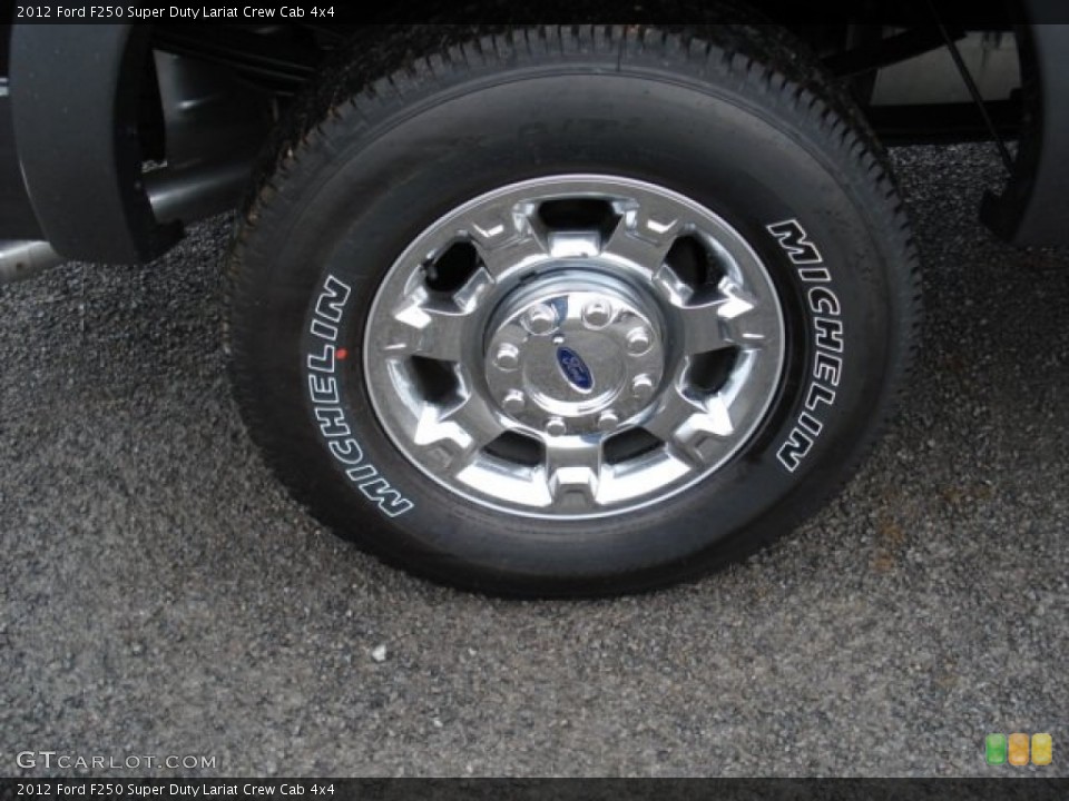 2012 Ford F250 Super Duty Lariat Crew Cab 4x4 Wheel and Tire Photo #57105359