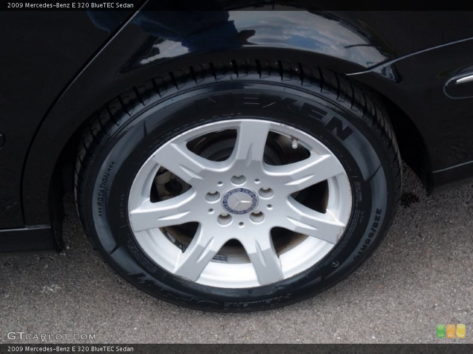 2009 Mercedes-Benz E 320 BlueTEC Sedan Wheel and Tire Photo #57105487