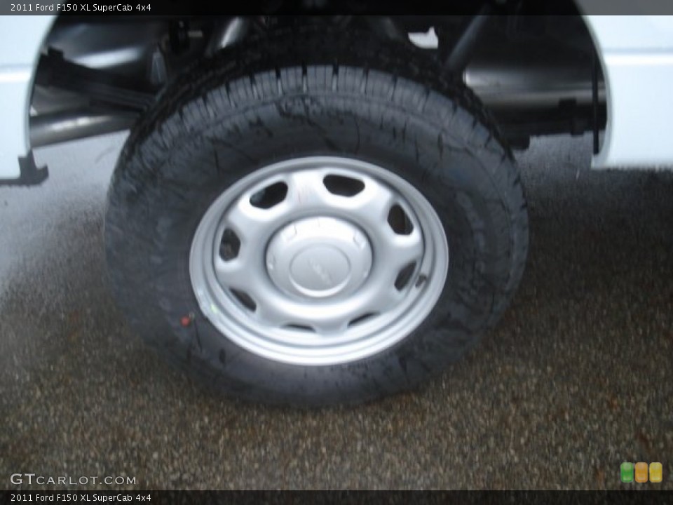 2011 Ford F150 XL SuperCab 4x4 Wheel and Tire Photo #57106928
