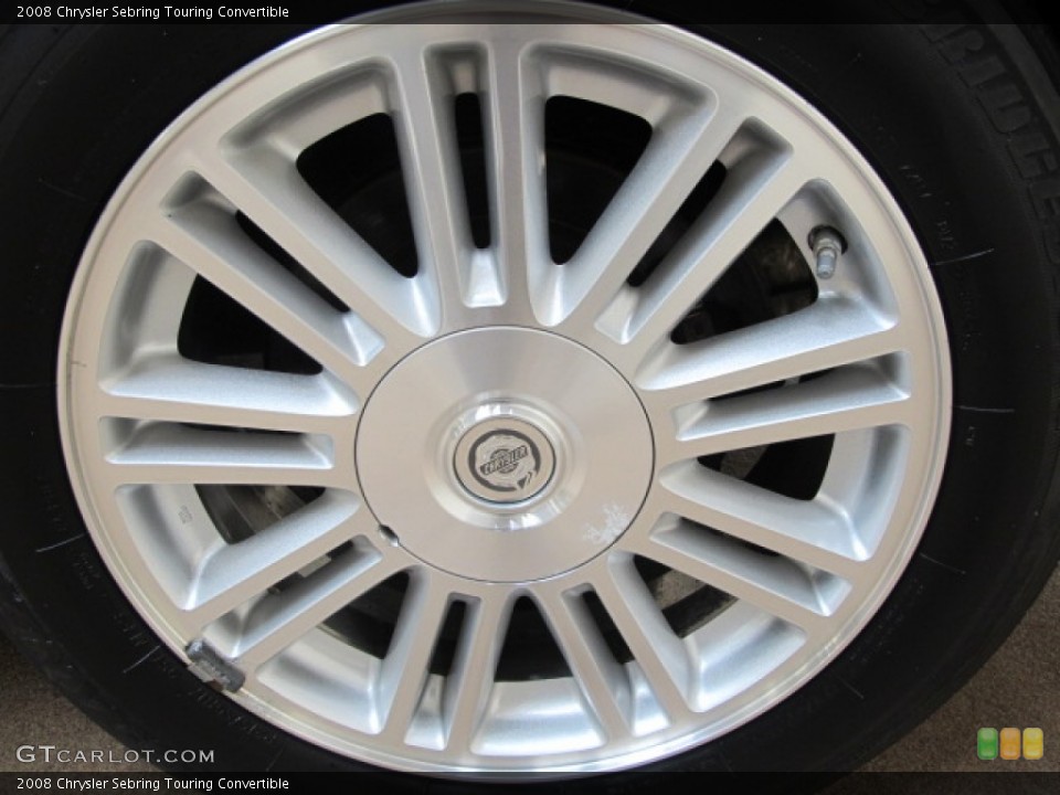 2008 Chrysler Sebring Touring Convertible Wheel and Tire Photo #57114613