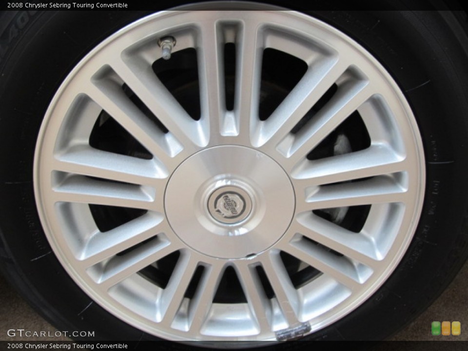 2008 Chrysler Sebring Touring Convertible Wheel and Tire Photo #57114631