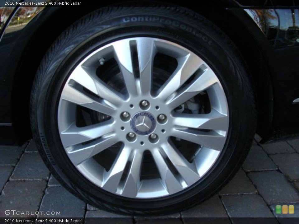 2010 Mercedes-Benz S 400 Hybrid Sedan Wheel and Tire Photo #57120910
