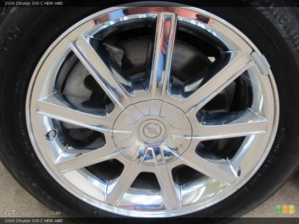 2009 Chrysler 300 C HEMI AWD Wheel and Tire Photo #57122665