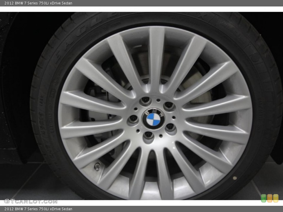 2012 BMW 7 Series 750Li xDrive Sedan Wheel and Tire Photo #57126967