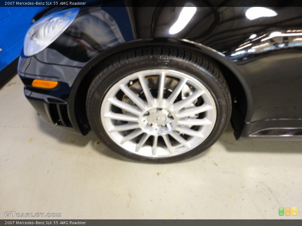 2007 Mercedes-Benz SLK 55 AMG Roadster Wheel and Tire Photo #57127420