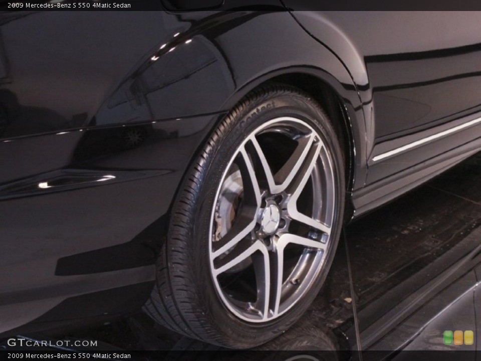 2009 Mercedes-Benz S 550 4Matic Sedan Wheel and Tire Photo #57132676