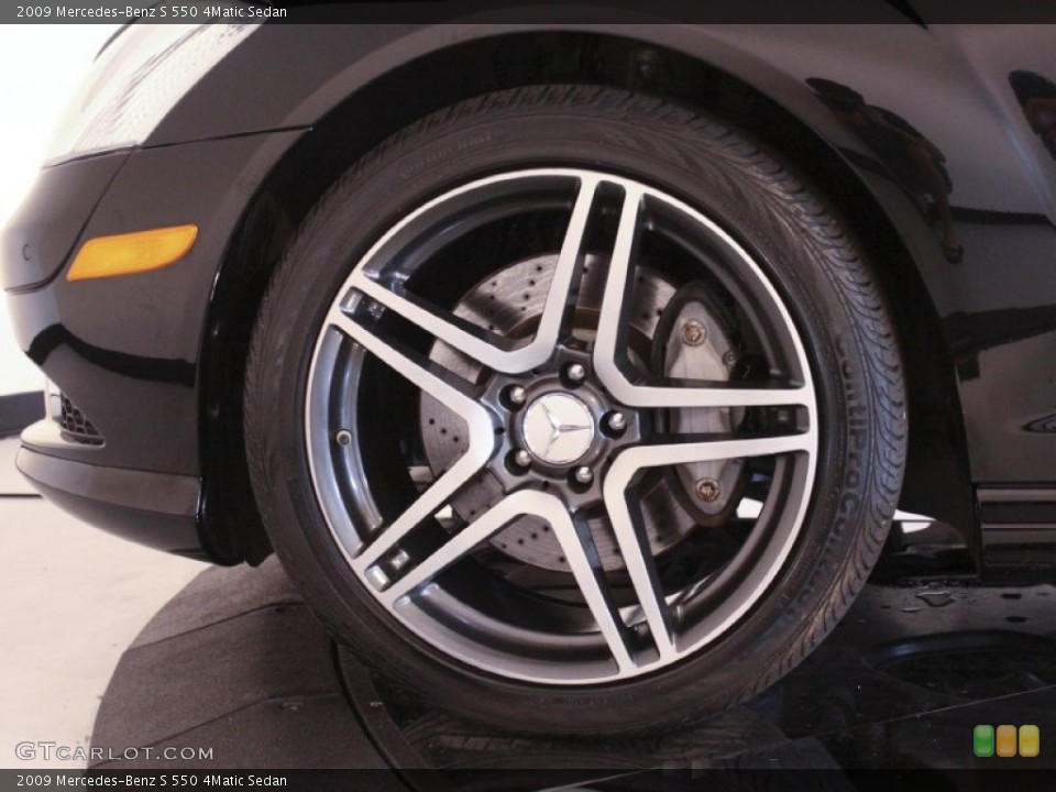 2009 Mercedes-Benz S 550 4Matic Sedan Wheel and Tire Photo #57132721