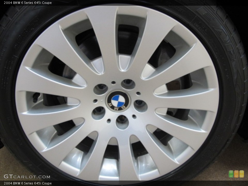 2004 BMW 6 Series 645i Coupe Wheel and Tire Photo #57132973