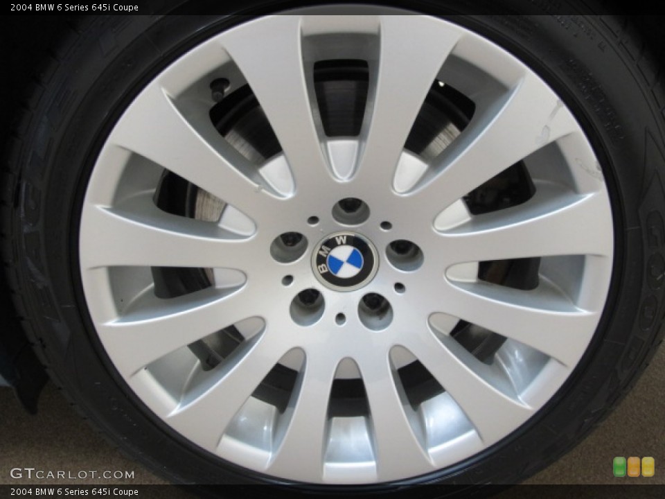 2004 BMW 6 Series 645i Coupe Wheel and Tire Photo #57132982