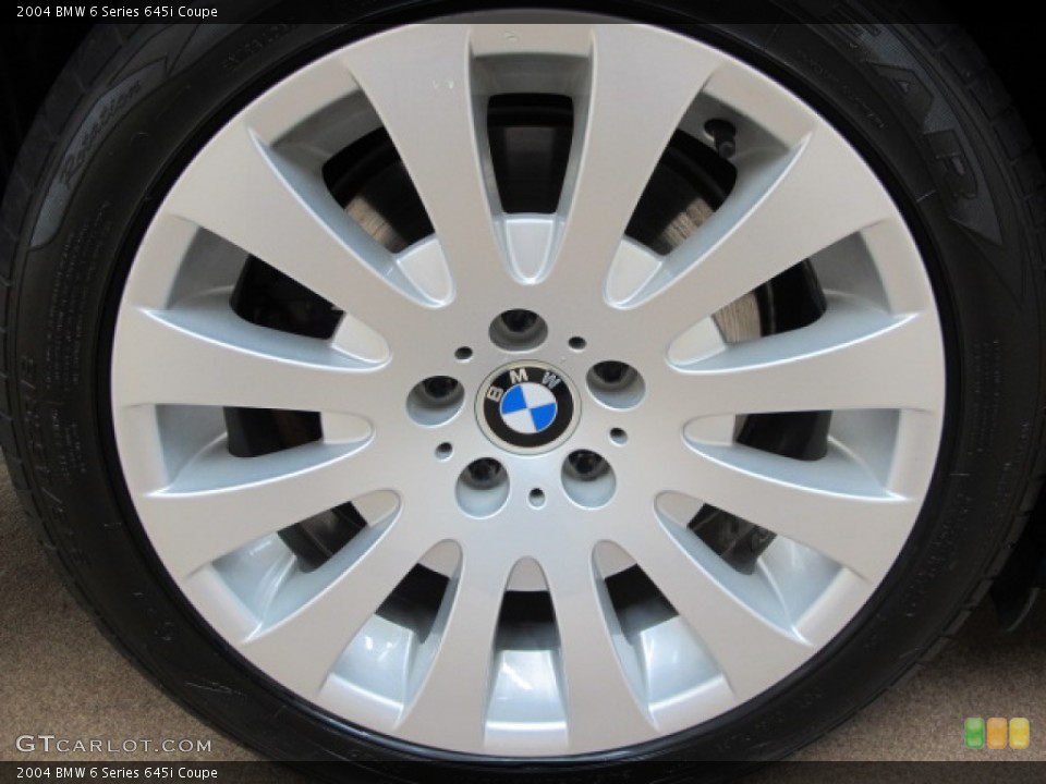 2004 BMW 6 Series 645i Coupe Wheel and Tire Photo #57132991