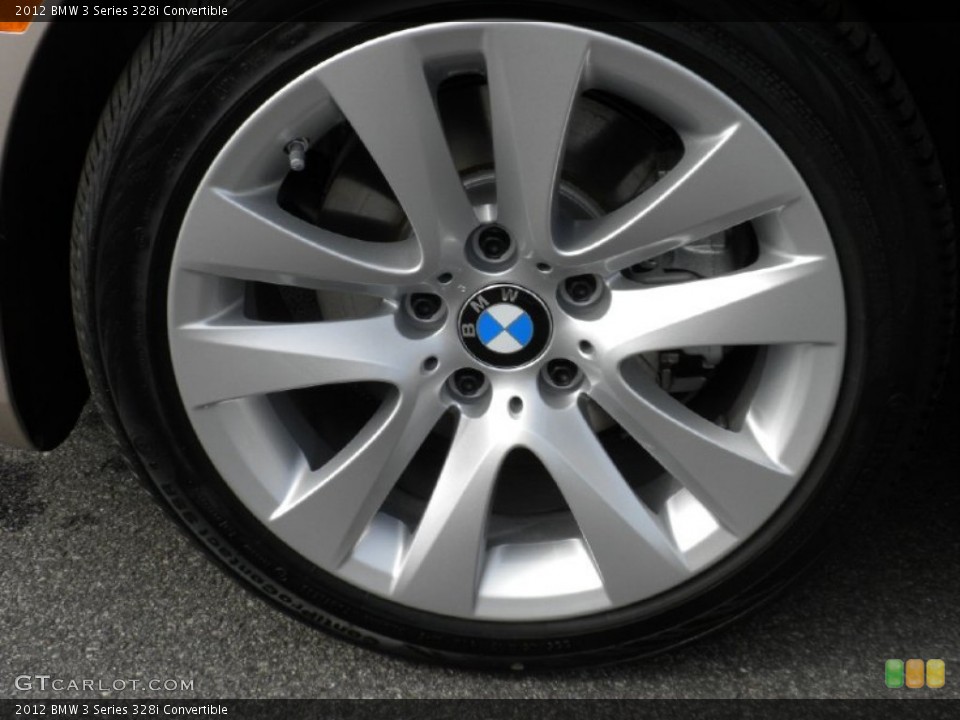 2012 BMW 3 Series 328i Convertible Wheel and Tire Photo #57145579