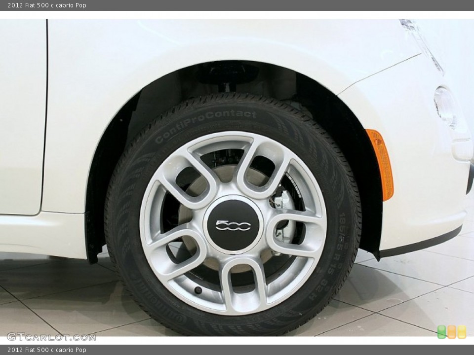 2012 Fiat 500 c cabrio Pop Wheel and Tire Photo #57148372