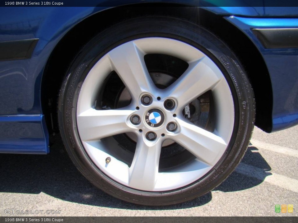 1998 BMW 3 Series 318ti Coupe Wheel and Tire Photo #57150415