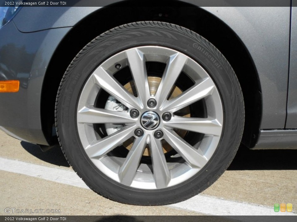 2012 Volkswagen Golf 2 Door TDI Wheel and Tire Photo #57151900