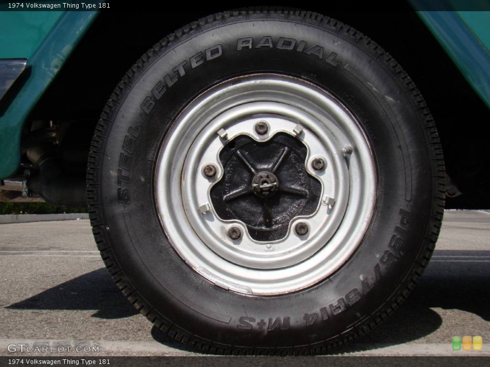 1974 Volkswagen Thing Type 181 Wheel and Tire Photo #57153649