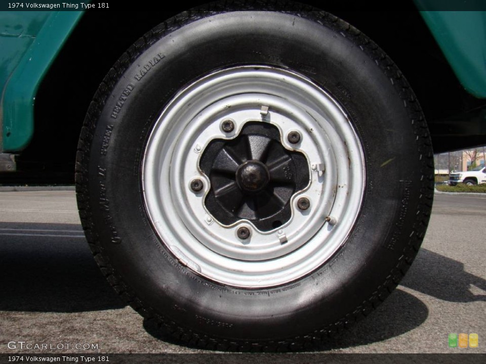 1974 Volkswagen Thing Type 181 Wheel and Tire Photo #57153658