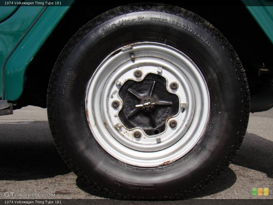 1974 Volkswagen Thing Type 181 Wheel and Tire Photo #57153847