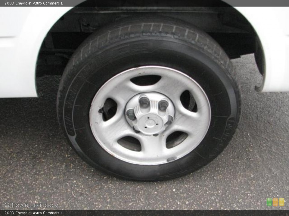2003 Chevrolet Astro Commercial Wheel and Tire Photo #57153928