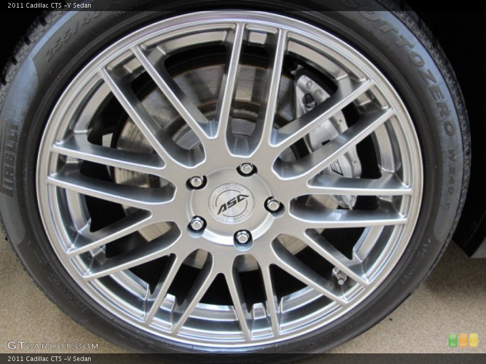 2011 Cadillac CTS Custom Wheel and Tire Photo #57155751