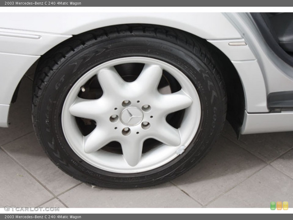 2003 Mercedes-Benz C 240 4Matic Wagon Wheel and Tire Photo #57160817