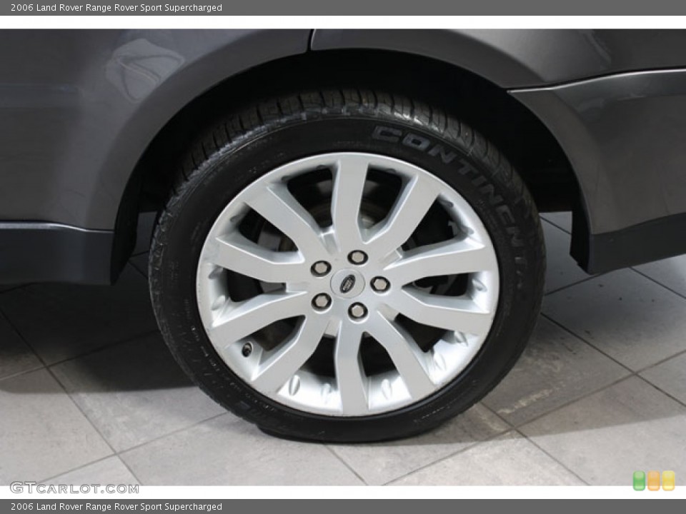 2006 Land Rover Range Rover Sport Supercharged Wheel and Tire Photo #57162569