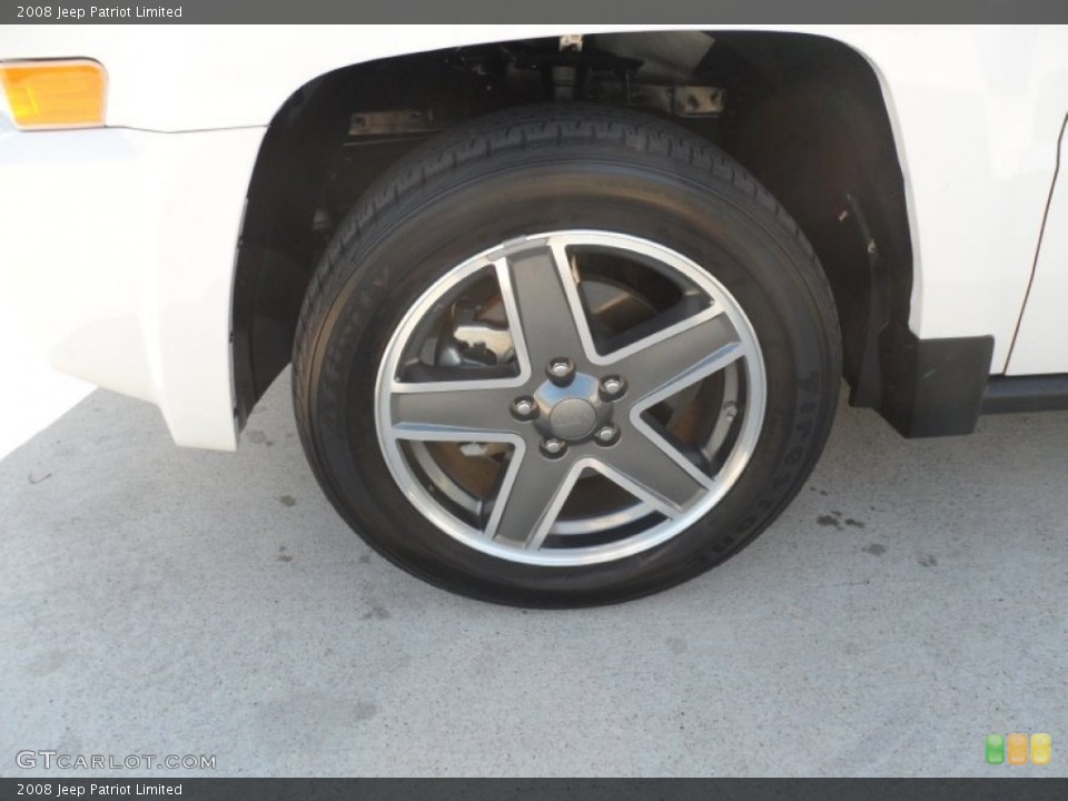 2008 Jeep Patriot Limited Wheel and Tire Photo #57165553