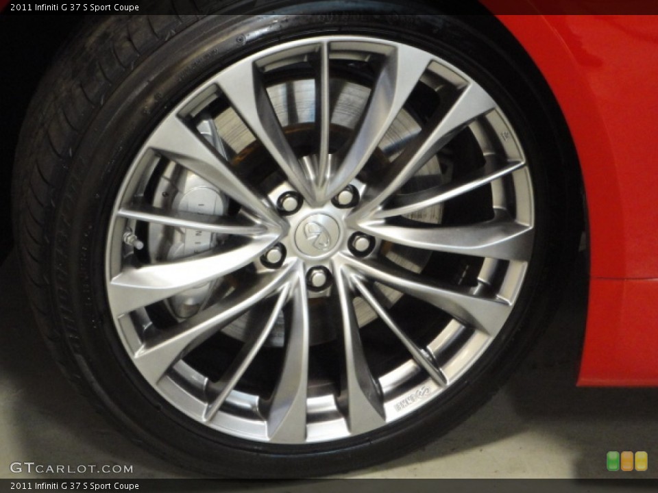2011 Infiniti G 37 S Sport Coupe Wheel and Tire Photo #57170126