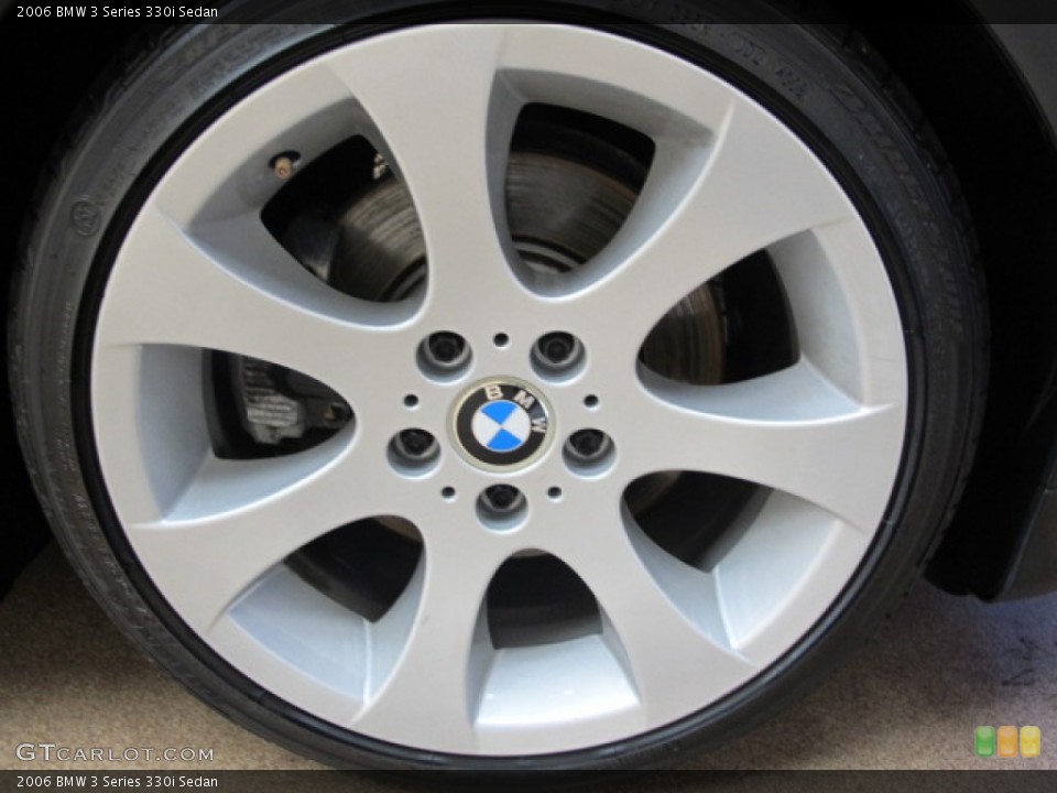 2006 BMW 3 Series 330i Sedan Wheel and Tire Photo #57173636