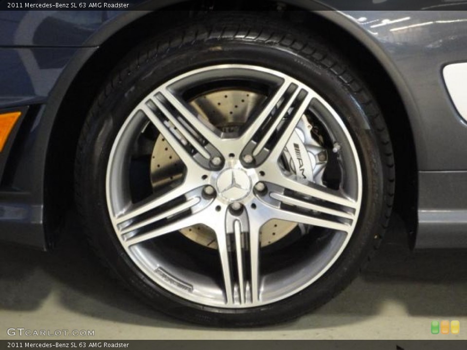 2011 Mercedes-Benz SL 63 AMG Roadster Wheel and Tire Photo #57183179