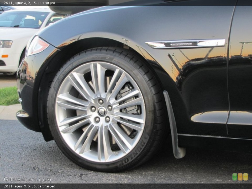 2011 Jaguar XJ XJL Supercharged Wheel and Tire Photo #57186565