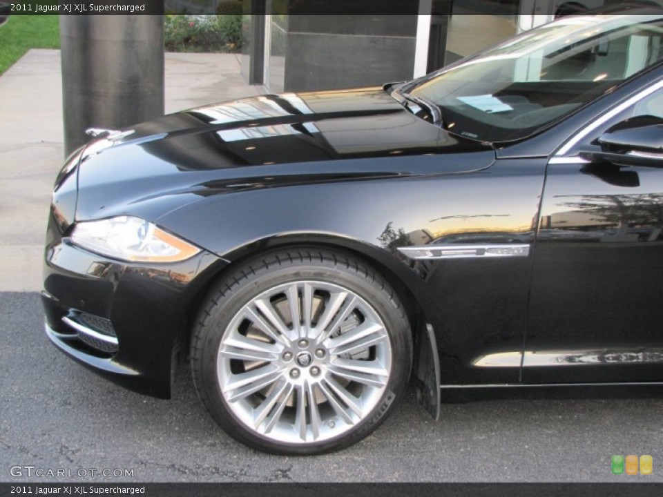2011 Jaguar XJ XJL Supercharged Wheel and Tire Photo #57186580
