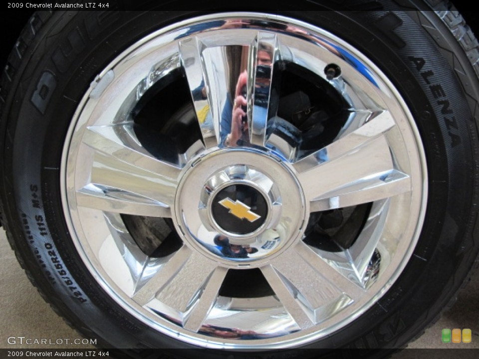 2009 Chevrolet Avalanche LTZ 4x4 Wheel and Tire Photo #57193234
