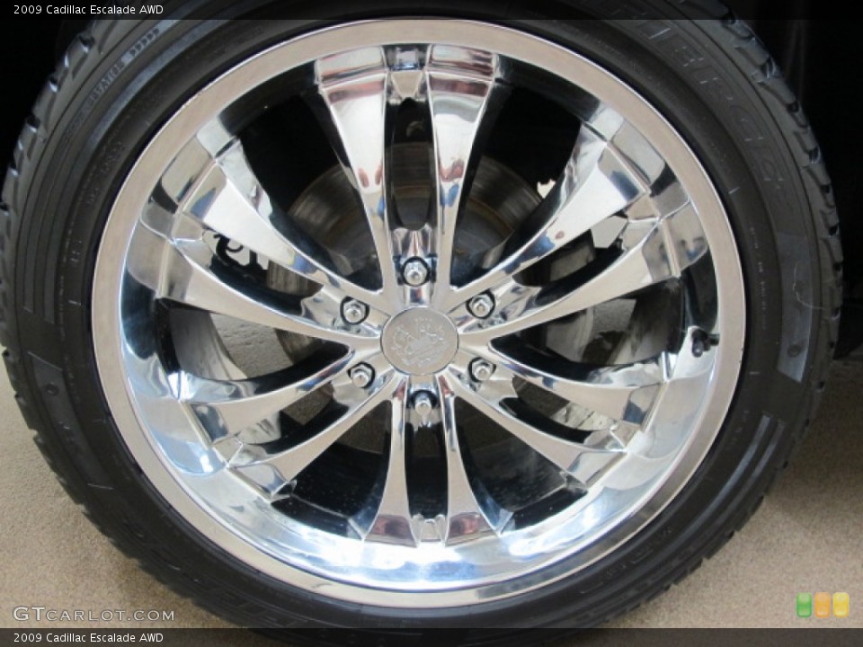 2009 Cadillac Escalade Custom Wheel and Tire Photo #57194584