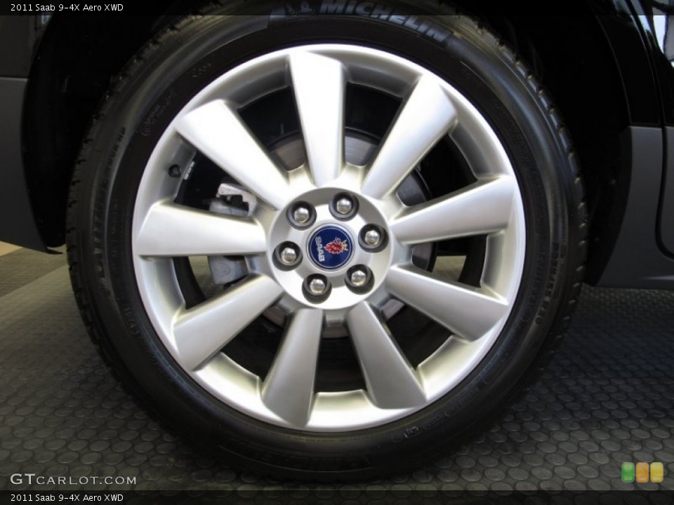 2011 Saab 9-4X Aero XWD Wheel and Tire Photo #57198086