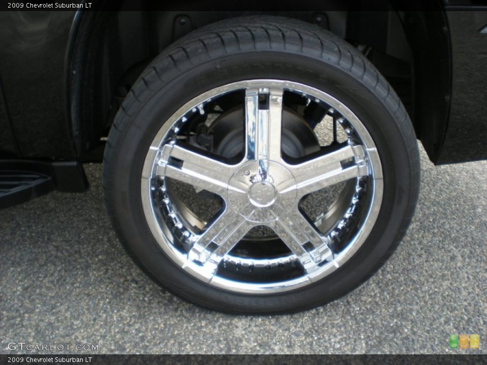 2009 Chevrolet Suburban Custom Wheel and Tire Photo #57198685