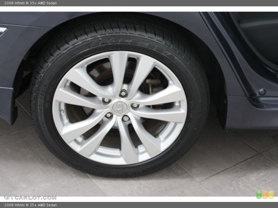 2008 Infiniti M 35x AWD Sedan Wheel and Tire Photo #57199873