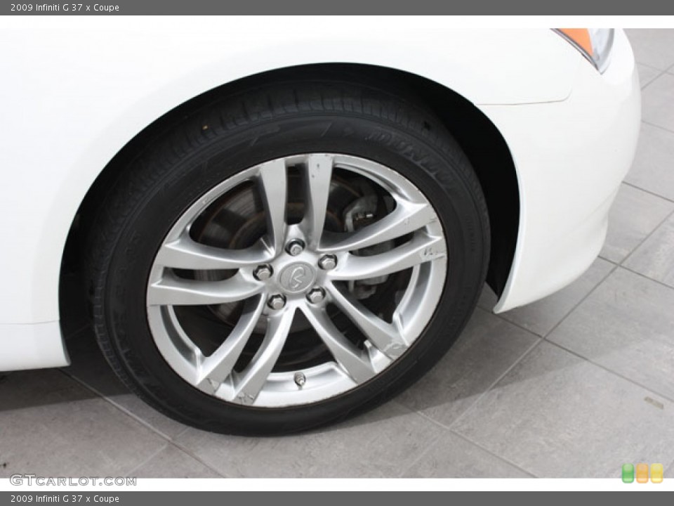 2009 Infiniti G 37 x Coupe Wheel and Tire Photo #57200644