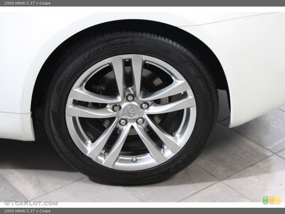 2009 Infiniti G 37 x Coupe Wheel and Tire Photo #57200662