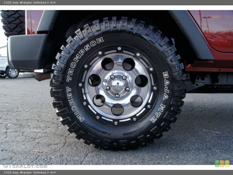 2008 Jeep Wrangler Unlimited Custom Wheel and Tire Photo #57201067