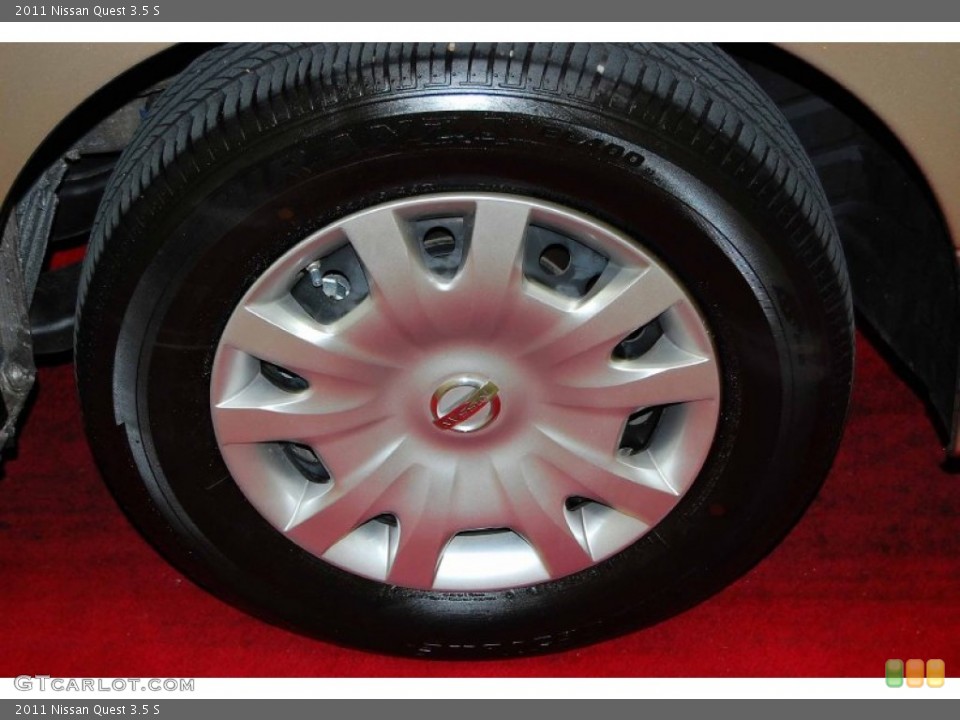 2011 Nissan Quest 3.5 S Wheel and Tire Photo #57202540